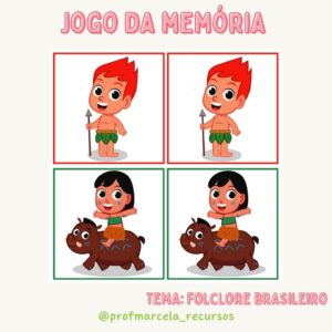 Jogo da memória folclore