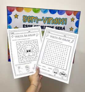 ATIVIDADES VOLTA ÀS AULAS DIVERTIDAMENTE