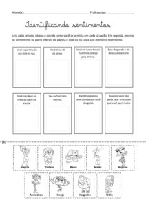 Identificando sentimentos (Divertida Mente)