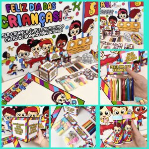 KIT DIA DAS CRIANÇAS COLORIDO