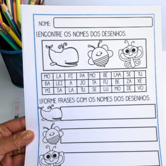 Atividades Caça-palavras e frases