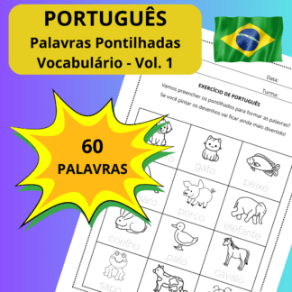 Palavras pontilhadas - volume 1