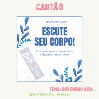 Cartão novembro azul