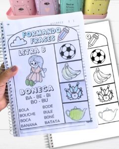 Frases Interativas Sílabas Simples de A a Z
