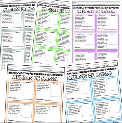 ⚖️ Pacote de Atividades sobre Medidas de massa - Image 6