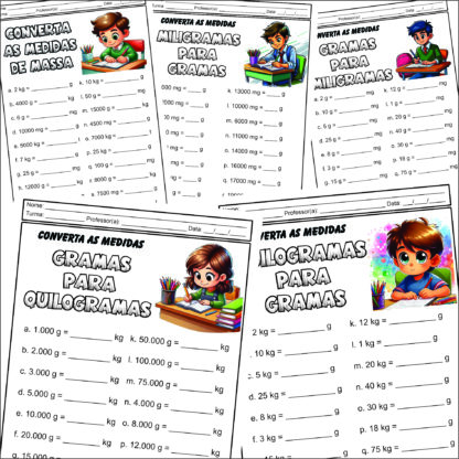 ⚖️ Pacote de Atividades sobre Medidas de massa - Image 3
