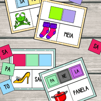 CARDS SILÁBICOS -FORMANDO PALAVRAS