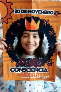 MOLDURA PARA FOTOS CONSCIÊNCIA NEGRA