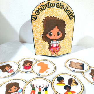 Luva de história "o cabelo de lelê"