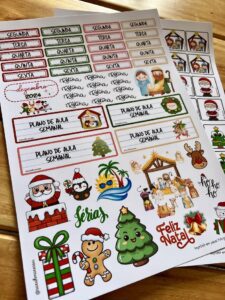 KIT ADESIVOS PLANO DE AULA + INCENTIVOS (DEZEMBRO)