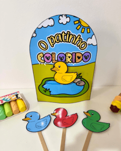 Luva musical O Patinho Colorido