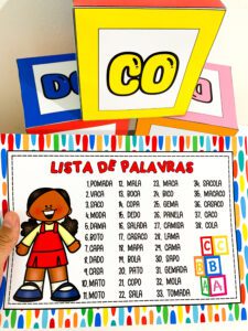 Dados das Sílabas