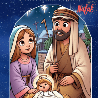 CADERNO DE COLORIR NATAL NASCIMENTO DE JESUS