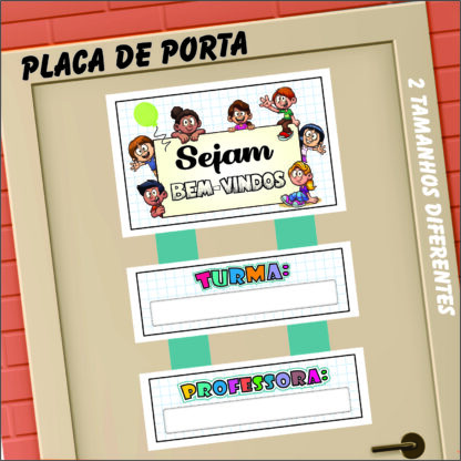 Plaquinha Decorativa para a Porta