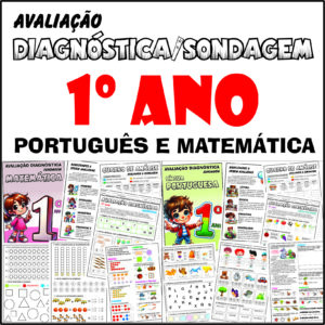 📚 Diagnóstica/Sondagem Para o 1º Ano – Português e Matemática 📐