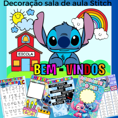 DECORAÇÃO SALA DE AULA STITCH