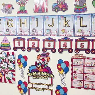 KIT SALA DE AULA - TEMA CIRCO MÁGICO