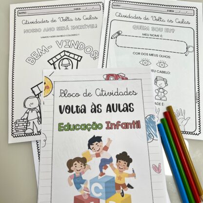 BLOCO DE ATIVIDADES PARA ED. INFANTIL ✏️ - Image 2
