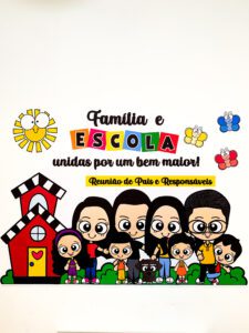 Reunião de Pais : Painel + Folder Editável