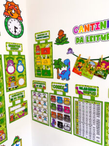 Kit Ornamentação para Sala de Aula Dino