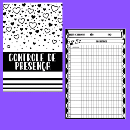 planner preto e branco 2025 - Image 5
