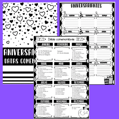 planner preto e branco 2025 - Image 8