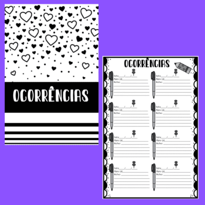 planner preto e branco 2025 - Image 12