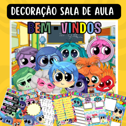 decoração sala de aula Divertidamente