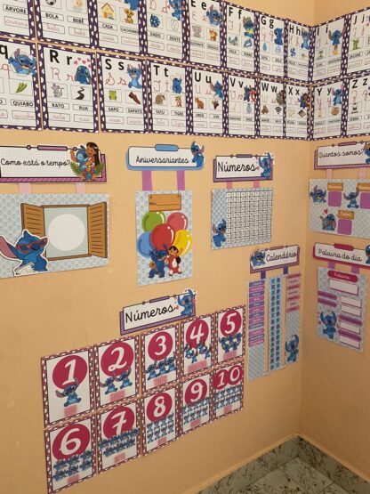 KIT SALA DE AULA STITCH