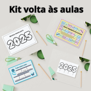Kit volta às aulas – Atividades e Painel para decoração