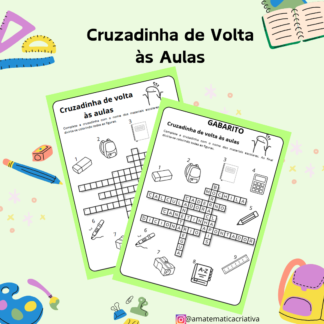 Cruzadinha de Volta às Aulas