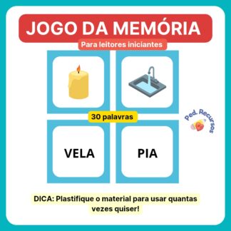 Jogo da memória - Palavras e Figuras