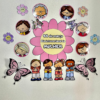 Painel decorativo tema “Dia Internacional da Mulher”
