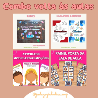 COMBO VOLTA ÁS AULAS 1