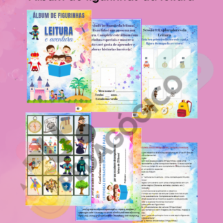 Álbum de Figurinhas da Leitura