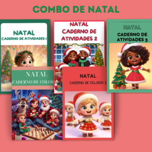 COMBO CARDENOS DE NATAL – Aprendizado e Magia em Um Só Material!