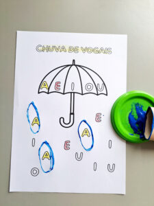 Chuva de vogais dia da água