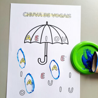Chuva de vogais dia da água