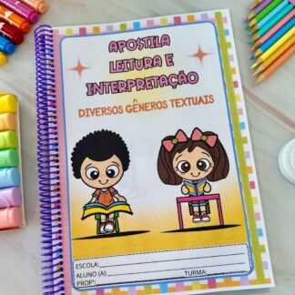 📚 Apostila de Leitura e Interpretação de Textos 📚 para crianças das séries iniciais do Ensino Fundamental.