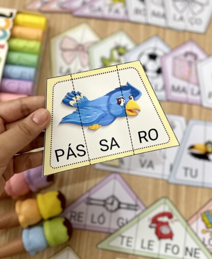 Sílabas Geométricas – Quebra-cabeça Silábico Divertido! 🔤🧩 - Image 5