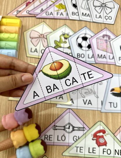 Sílabas Geométricas – Quebra-cabeça Silábico Divertido! 🔤🧩 - Image 6