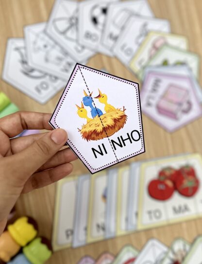 Sílabas Geométricas – Quebra-cabeça Silábico Divertido! 🔤🧩 - Image 11