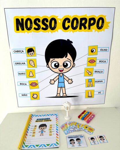 🧍‍♀️🧍‍♂️ Kit Tema Nosso Corpo 🌟