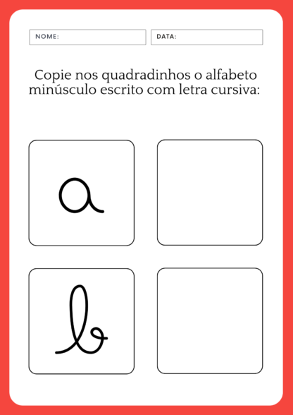 Caderno de letra cursiva - Image 2