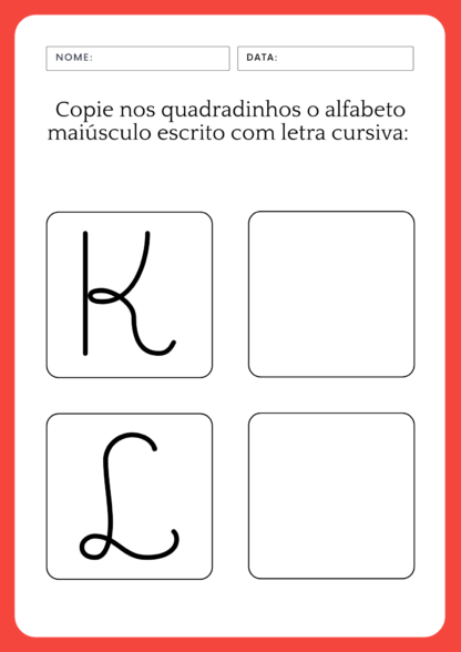 Caderno de letra cursiva - Image 9