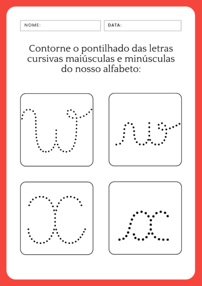 Caderno de letra cursiva - Image 13