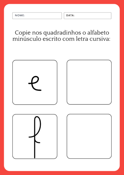 Caderno de letra cursiva - Image 3