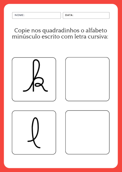 Caderno de letra cursiva - Image 5