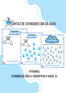 Cartaz dia da água 💧