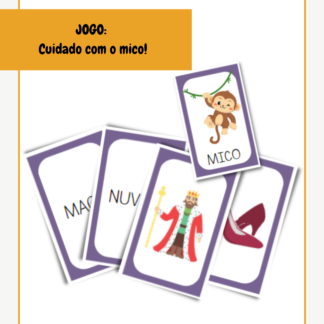 Cuidado com o Mico! - Jogo de imagens e palavras